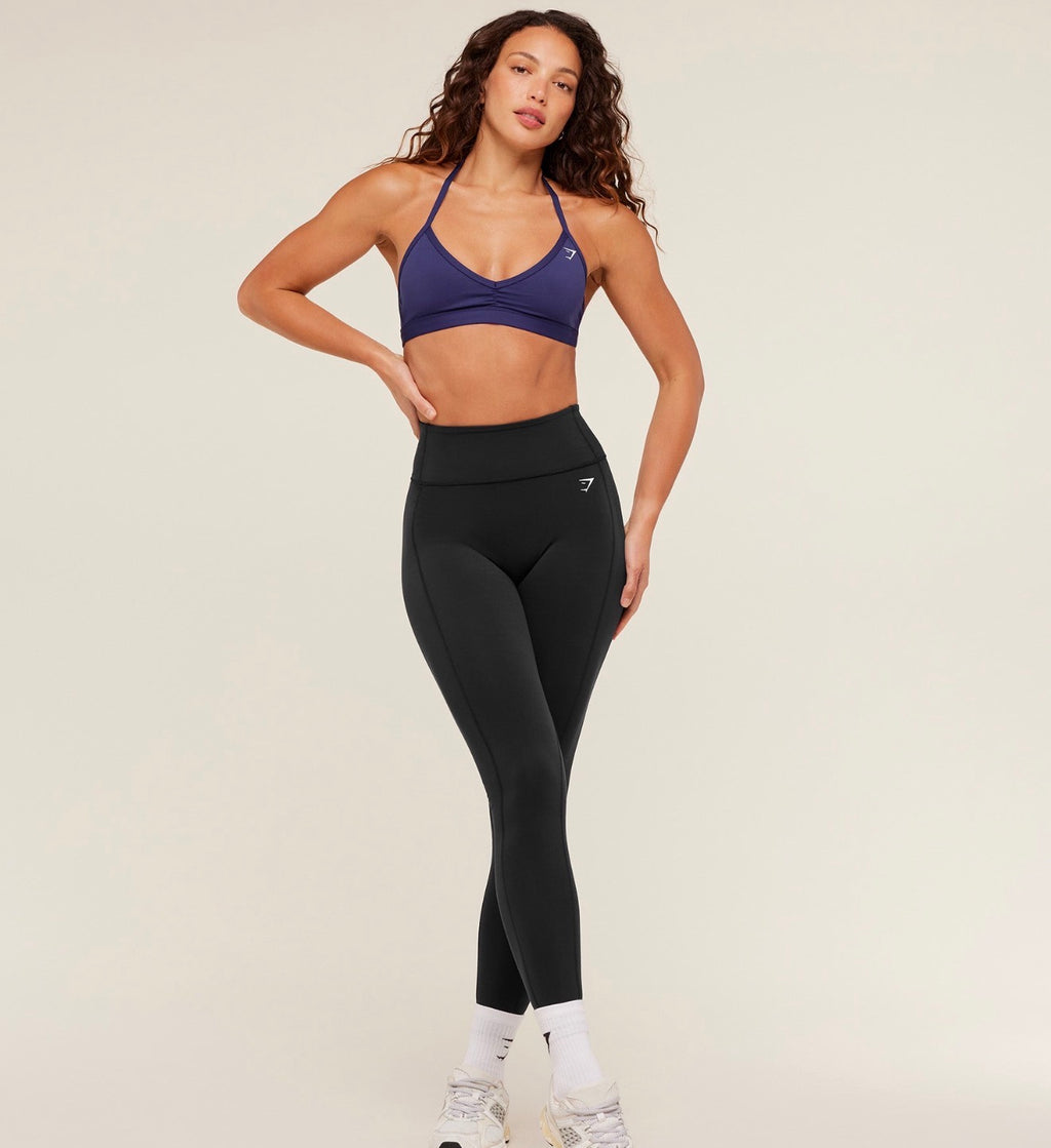 Minimal Halterneck Sports Bra
