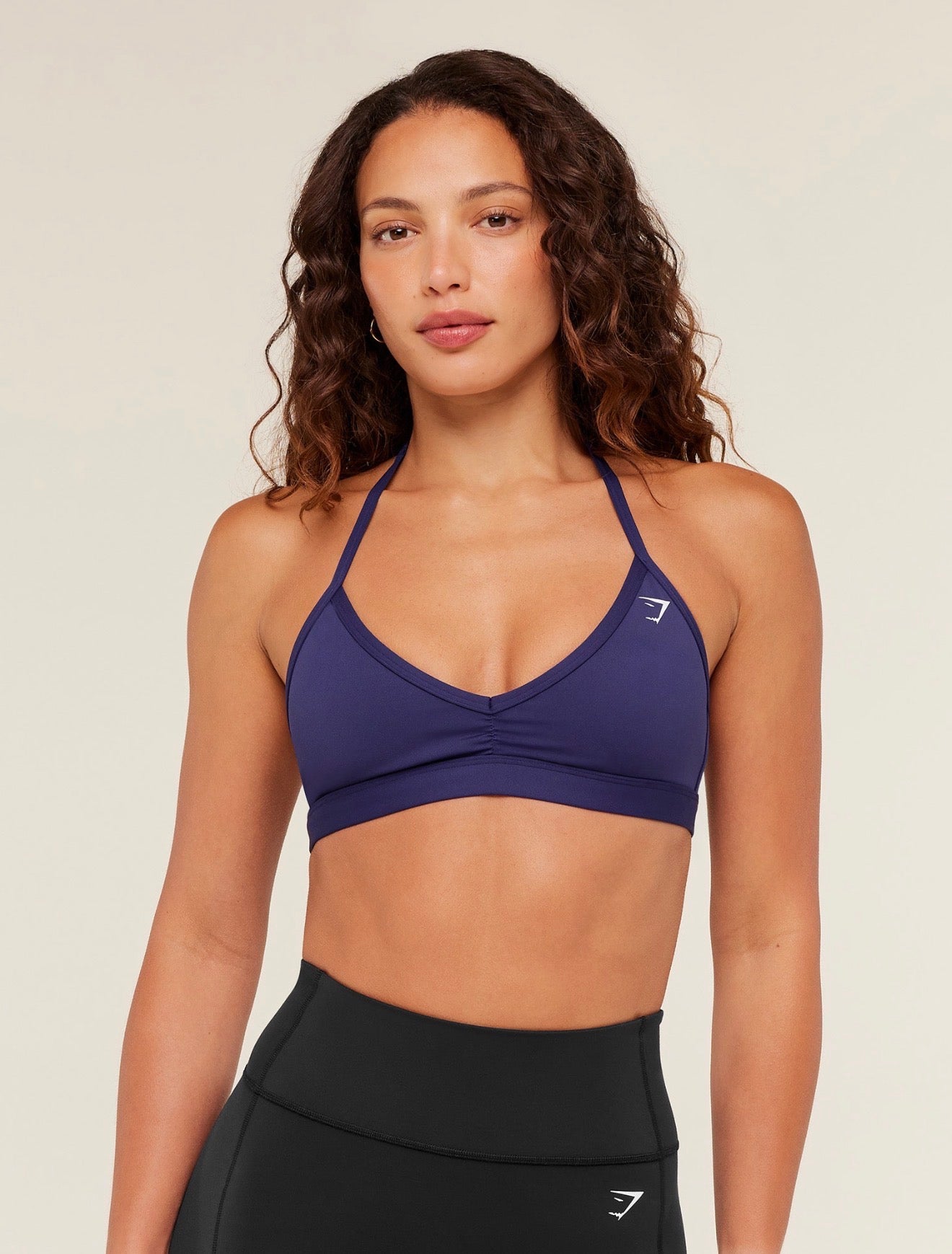 Minimal Halterneck Sports Bra